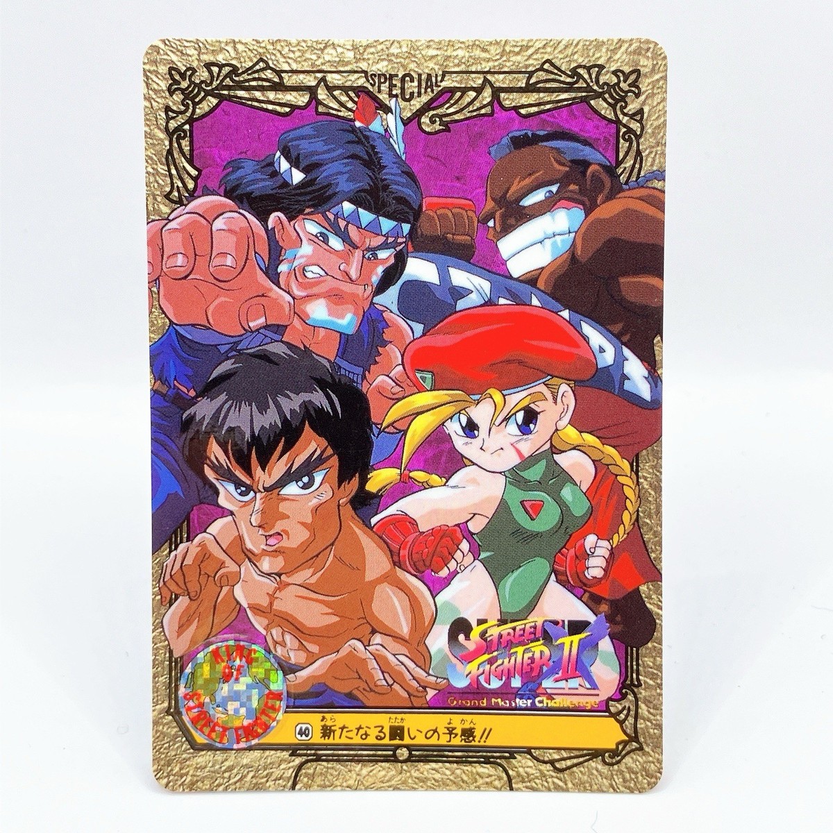 Street Fighter II #40 Fei Long Dee Jay Bandai 1994 Japan Game TCG