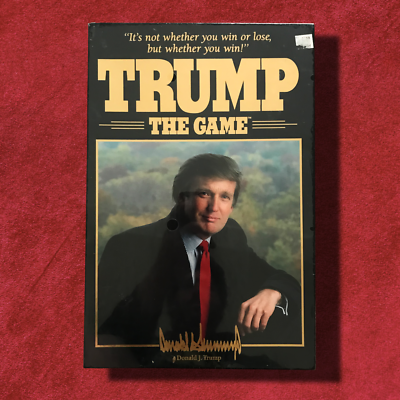 Trump The Game Factory Sealed Never Opened with Remnants of