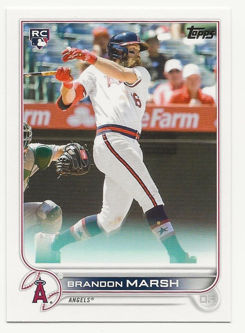 直筆サイン topps now JO ADELL BRANDON MARSH 直筆サイン topps now