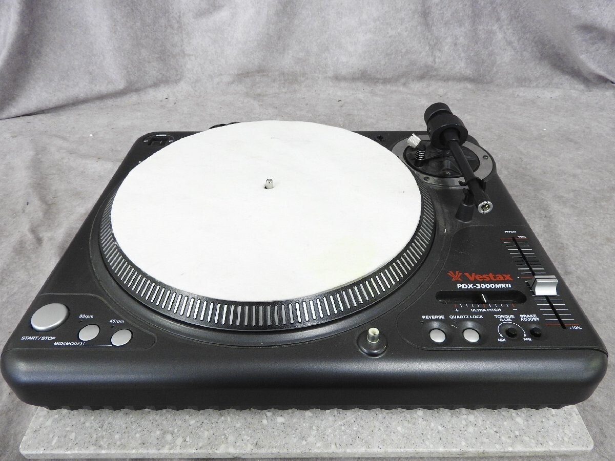 Vestax PDX-3000MK2 Vestax ターンテーブル PDX-3000MK2 Vestax PDX