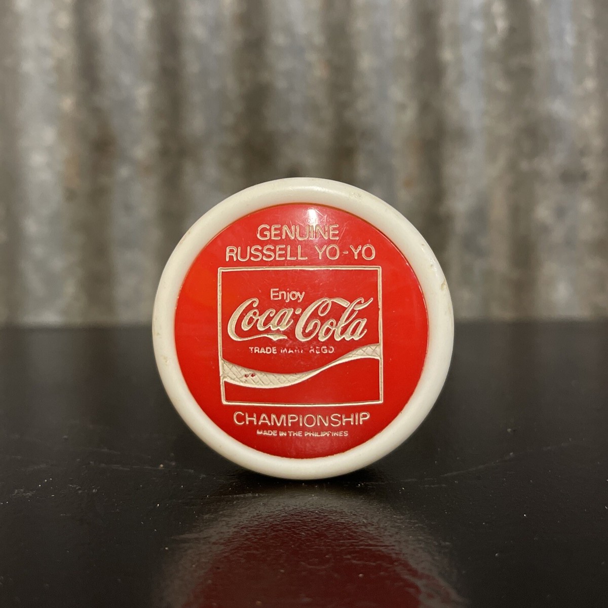 Vintage Genuine Russell Yo-Yo Enjoy Coca Cola Championship