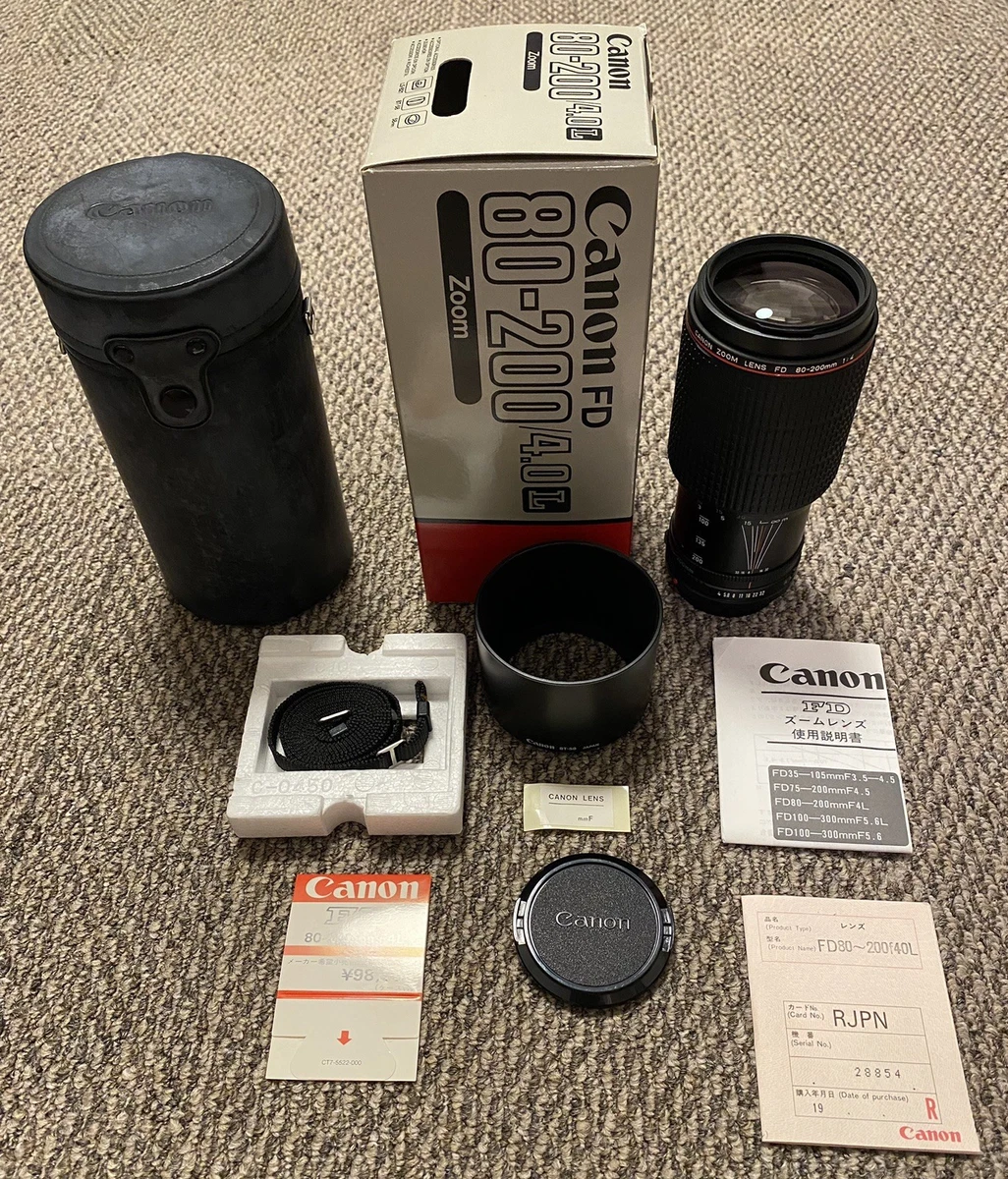 Canon FD f/4 Camera Lenses 80-200mm Focal for sale | eBay