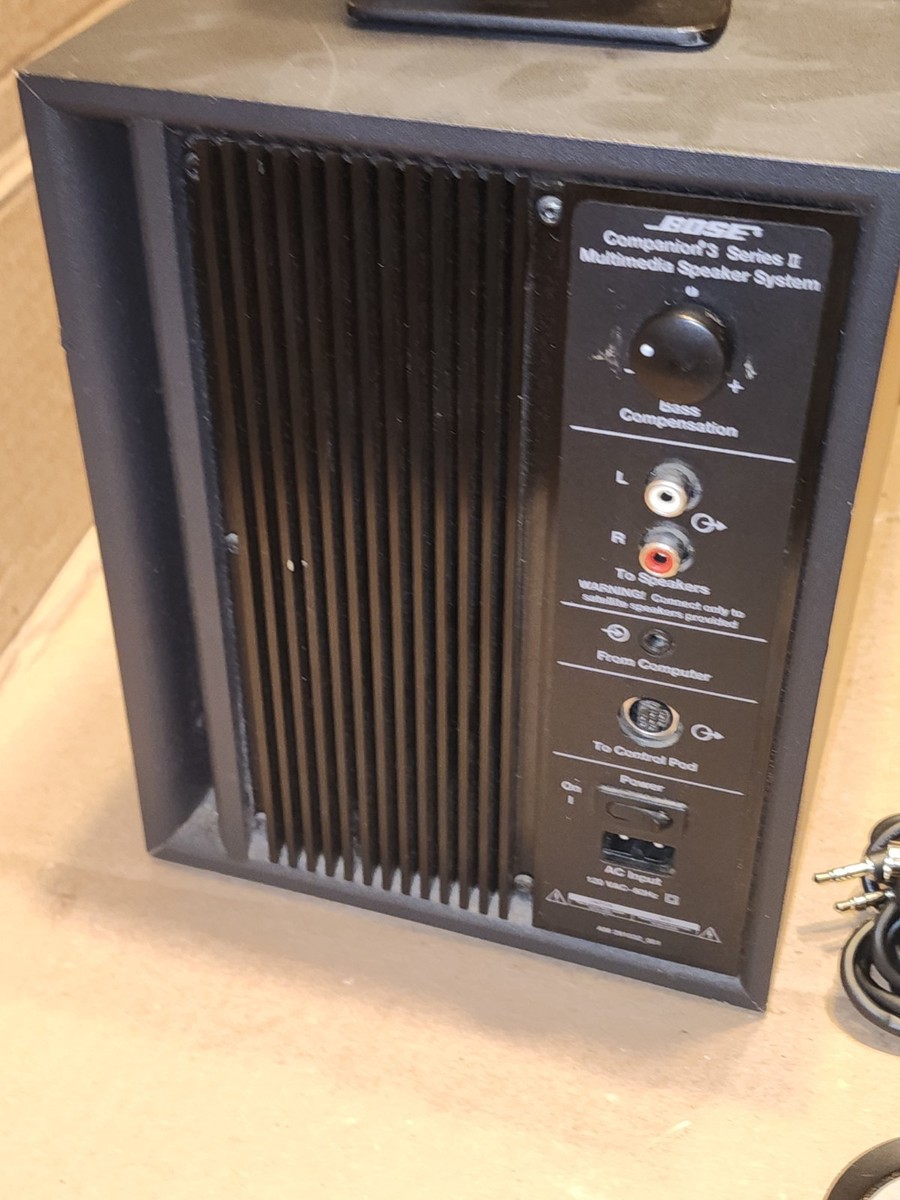 Bose Companion 3 Series II Multimedia Computer Speaker System
