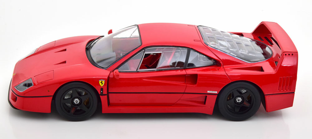 1/18 Ferrari F40 Light Weight 1990 Red Diecast Model Car by KK