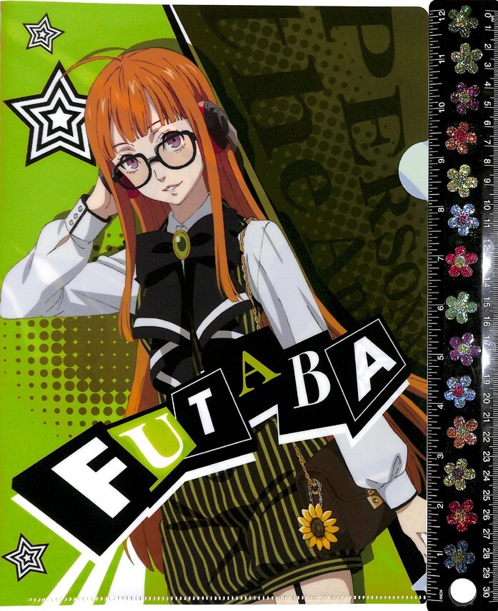 Persona 5 Clear File Folder A4 Sega Campaign UFO Catcher Bonus