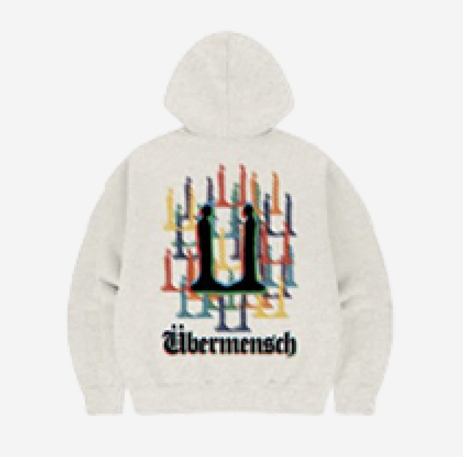 G-DRAGON Ubermensch Hoodie Zip-Up Oatmeal | eBay
