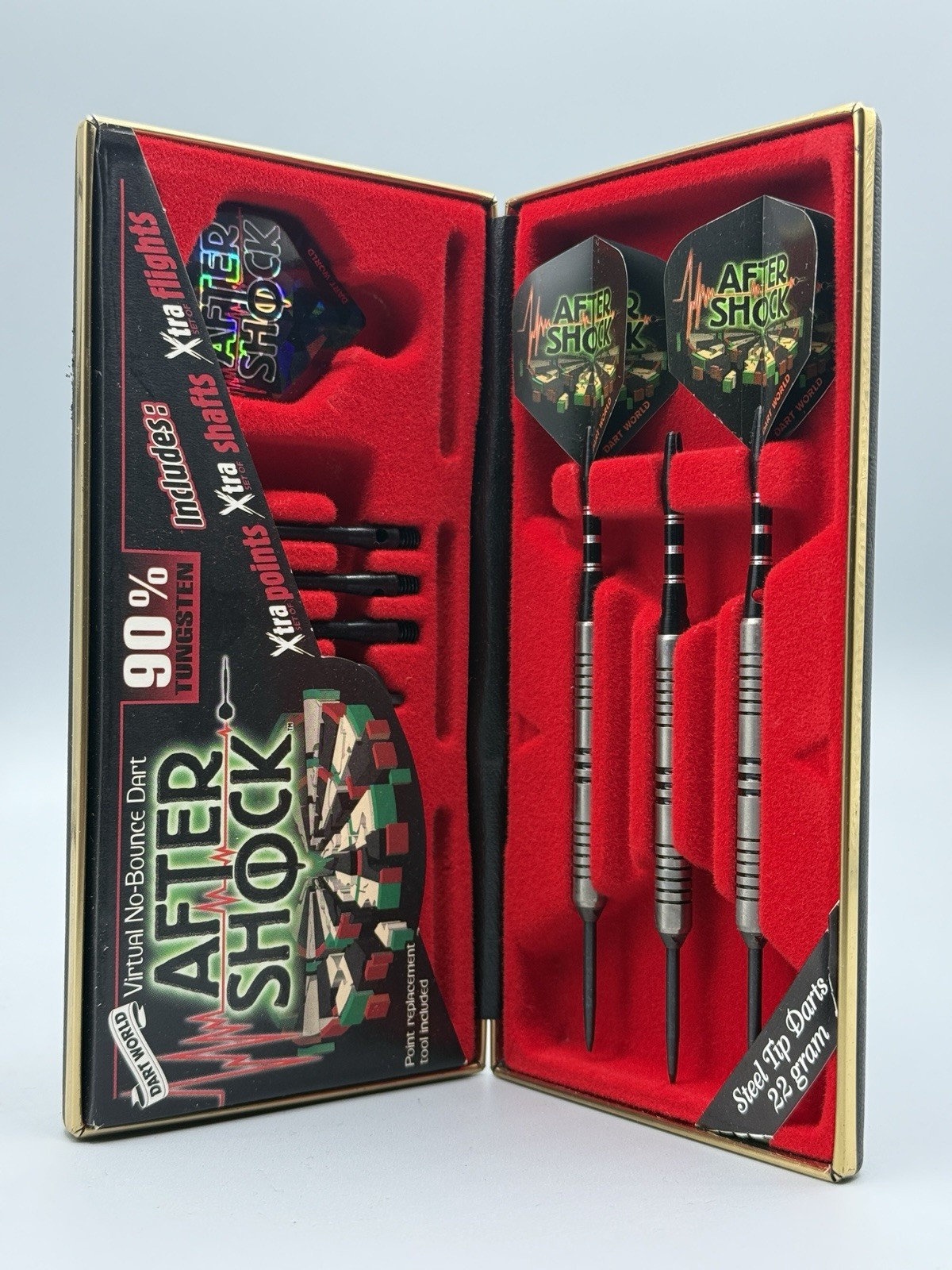 Vintage Dart Set Dart World After Shock 90% Tungsten | eBay