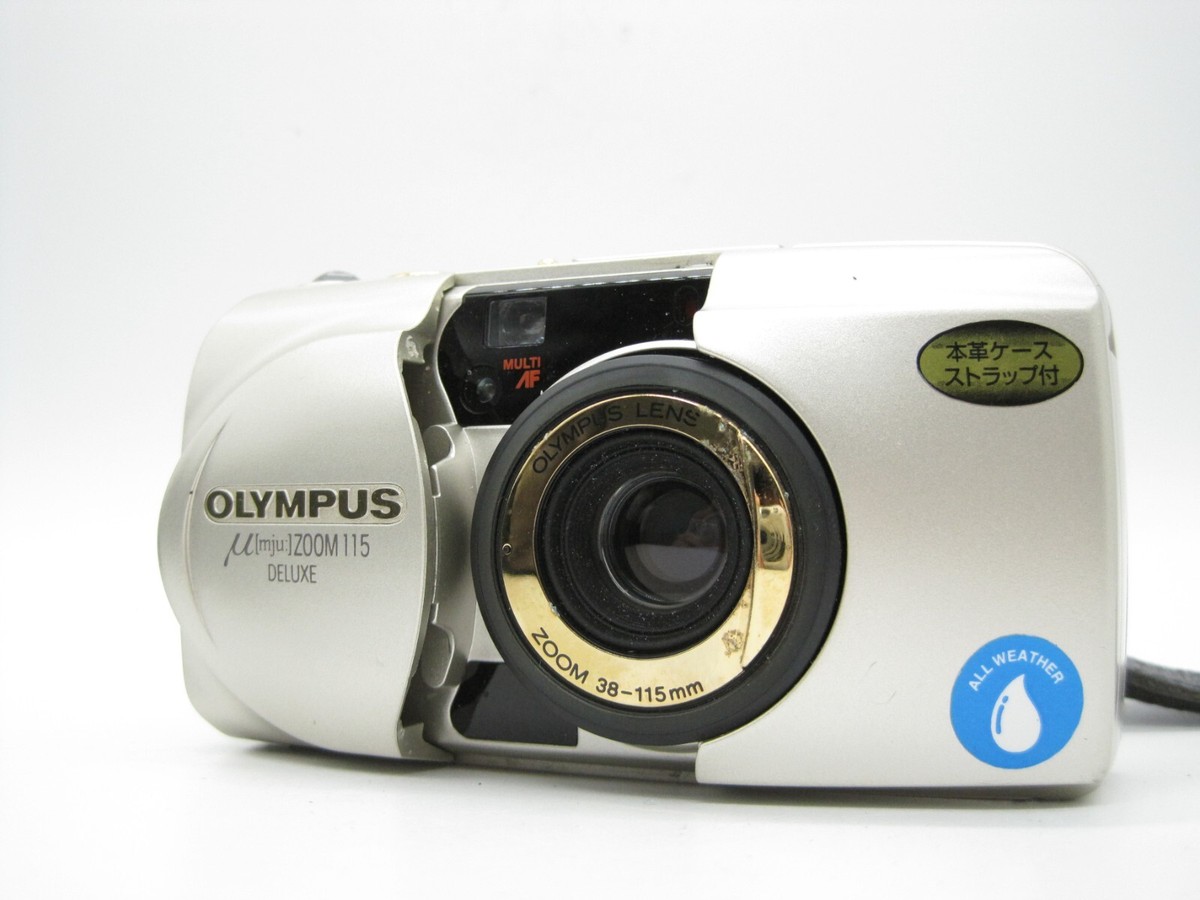 完動品】μ-zoom 115 DX コンパクトカメラ 動作確認済み C74 完動品】μ