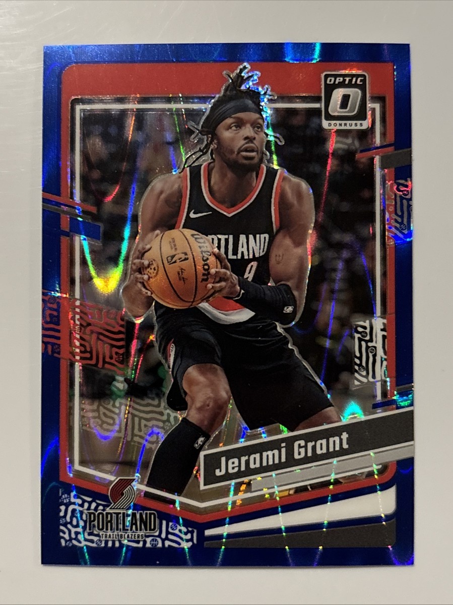 2023-24 Panini Donruss Optic - Blue Seismic Prizm #63 Jerami Grant