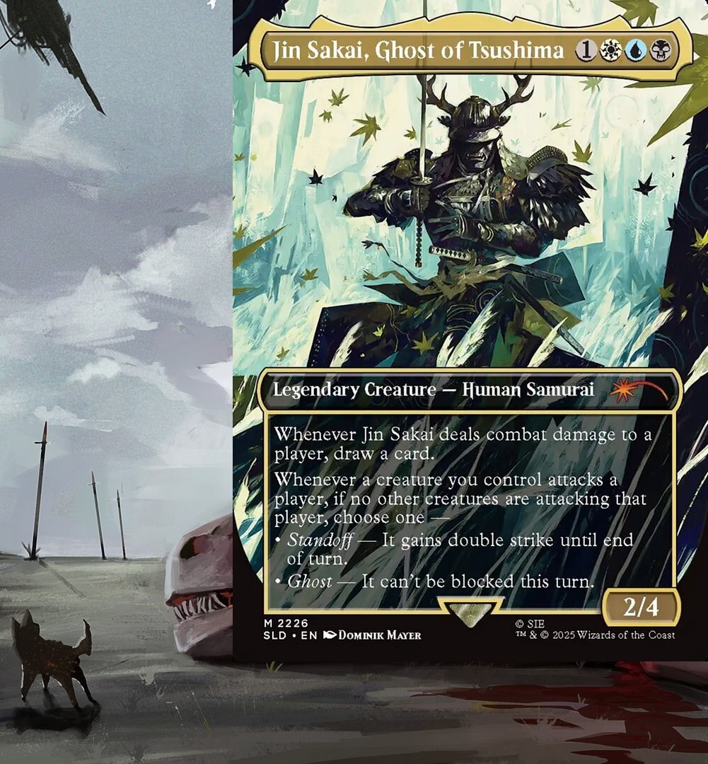 Jin Sakai, Ghost of Tsushima Commander Deck Magic MTG Ready-to