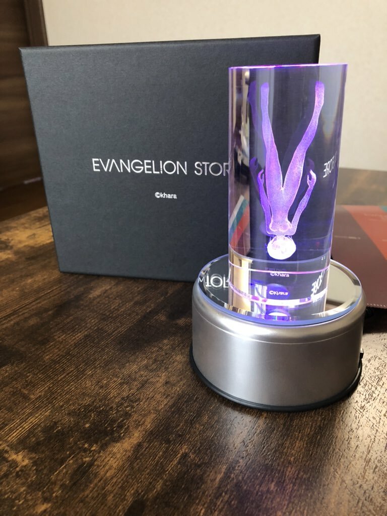 EVANGELION STORE 限定 メモリアルクリスタル 購入 綾波レイ 完全未