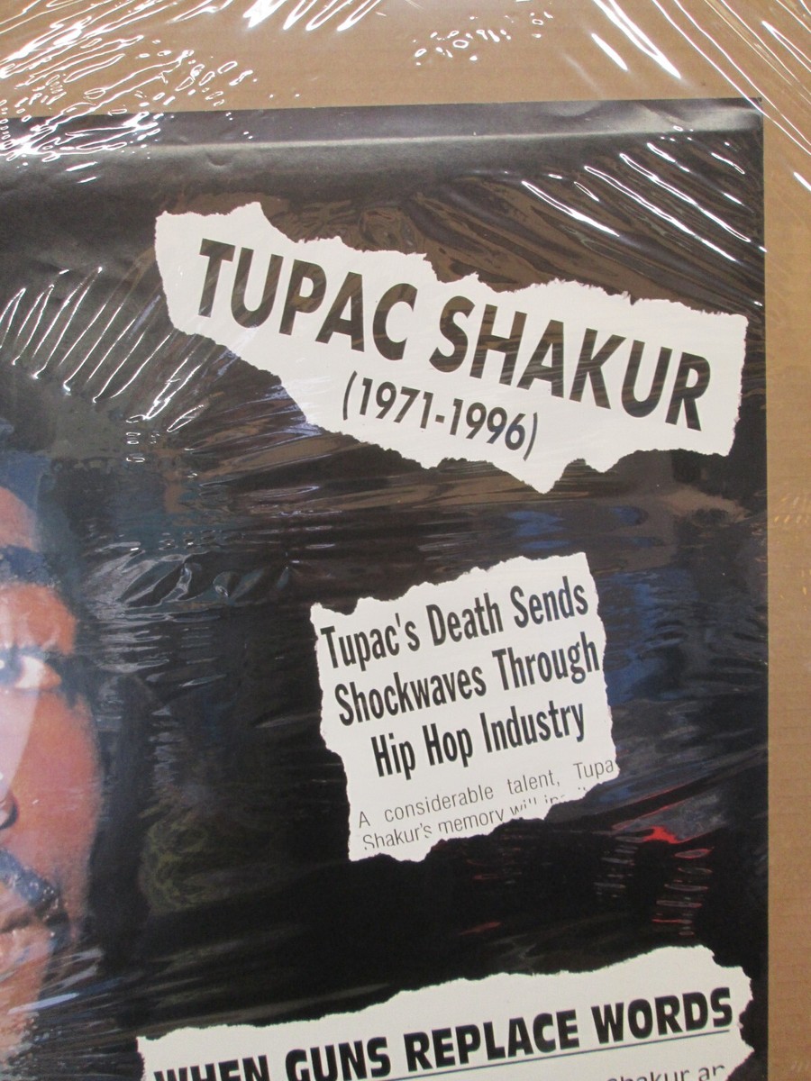 Vintage 1971-1996 Tupac Shakur 2001 poster rap 2Pac artist 17375