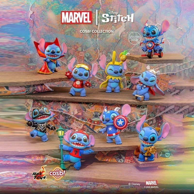 cosbi Stitch Marvel コスビマーベルスティッチ8種セット TOPTOY