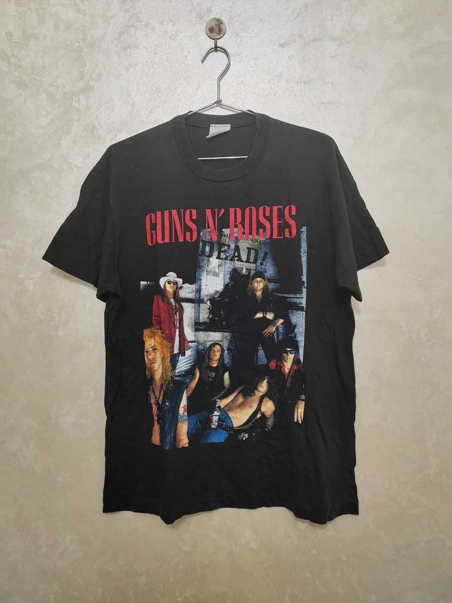 guns n roses use your illusion 1991 tour single stit shirt vintage