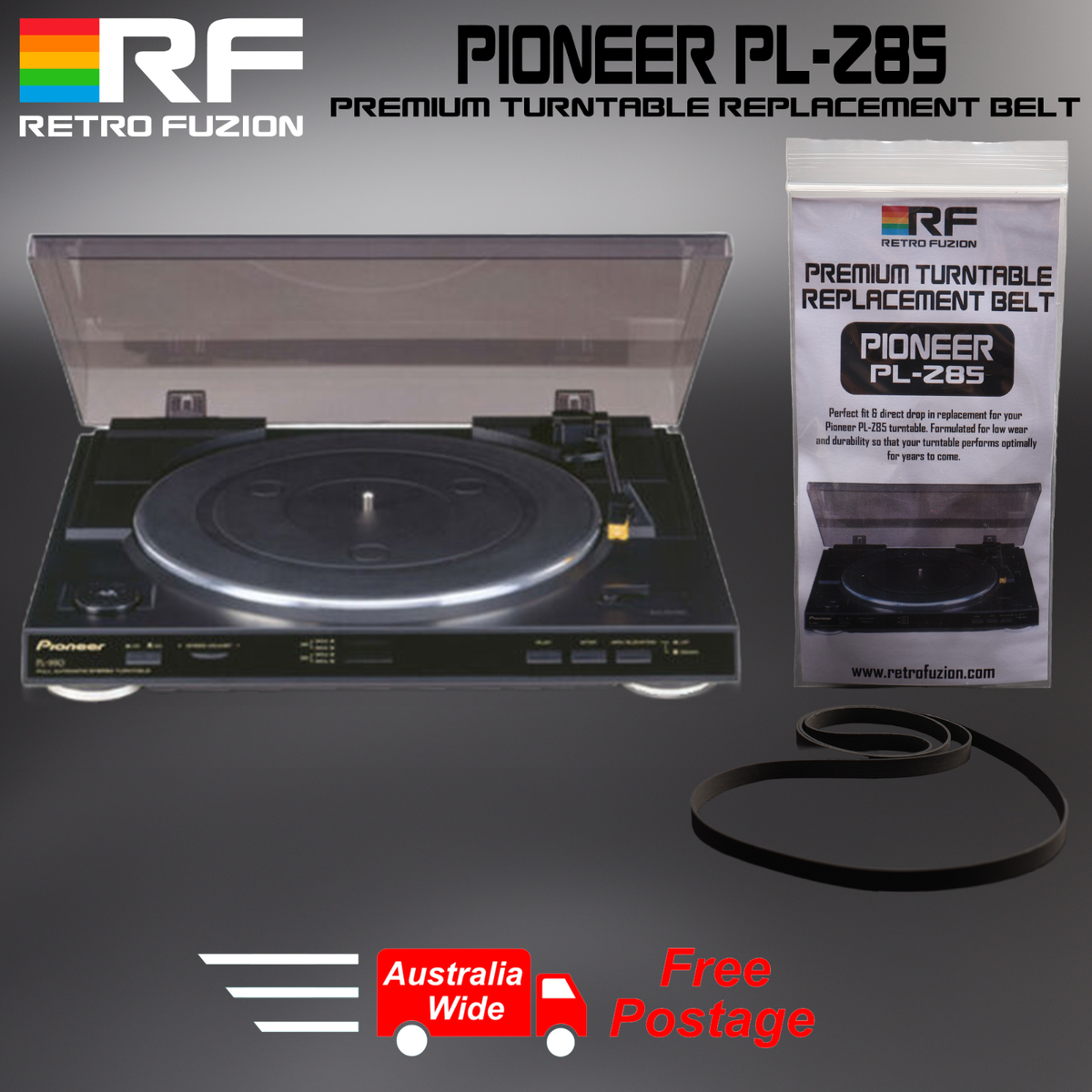 Pioneer PL-Z85 Premium Turntable Replacement Belt - | eBay