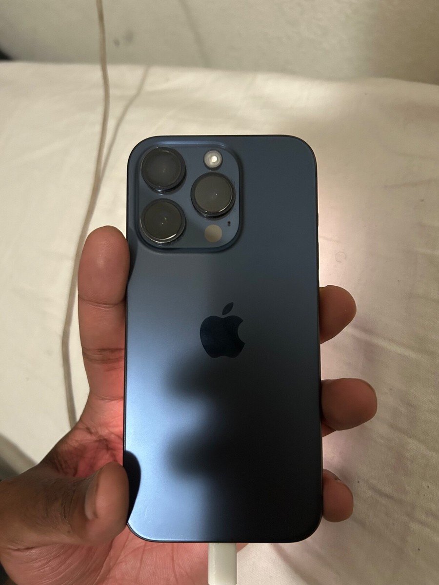 Apple iPhone 15 Pro - 128 GB - Blue Titanium (Spectrum) for sale