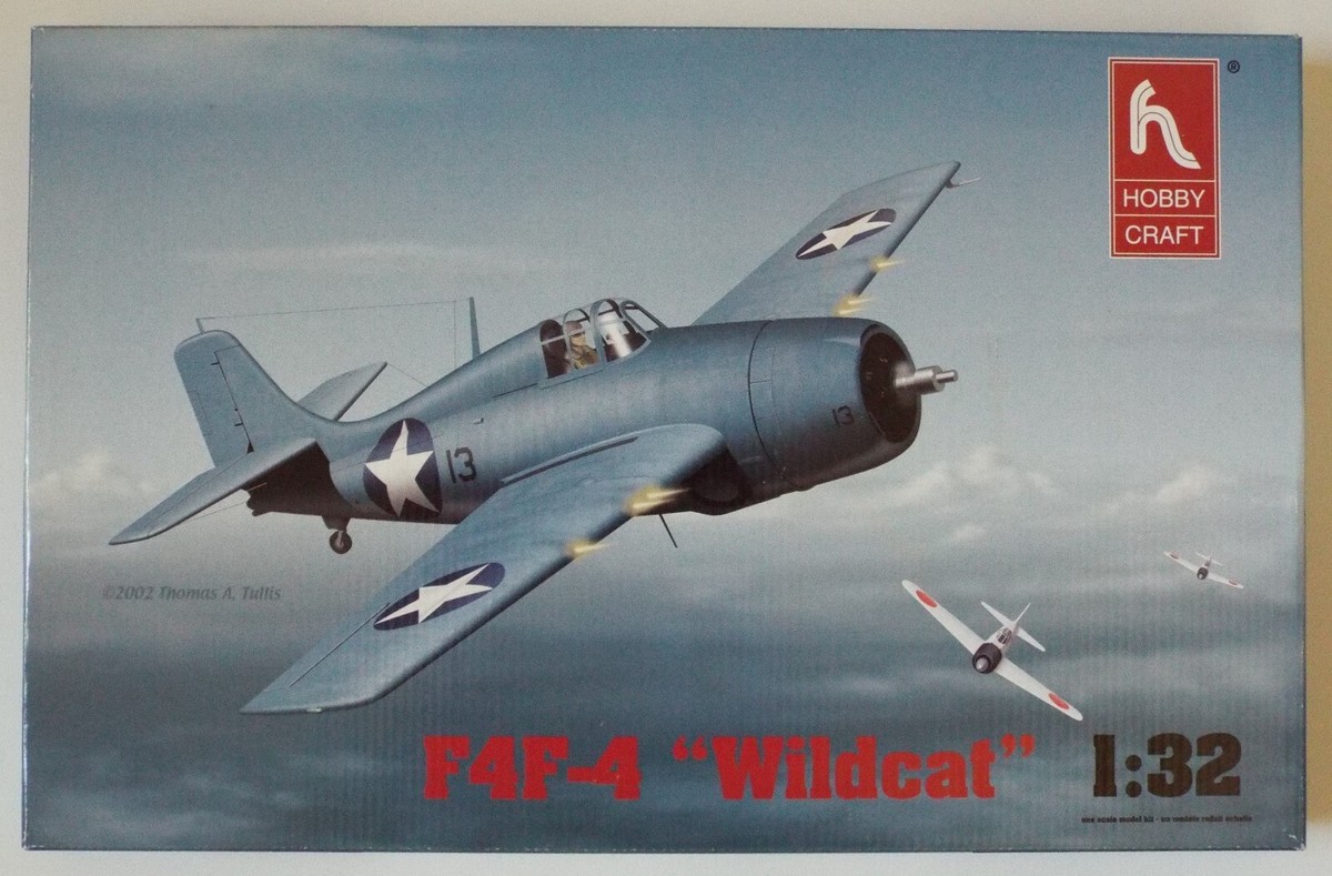 1/32 Grumman F4F-4 Wildcat Hobbycraft #1689 Discontinued Factory