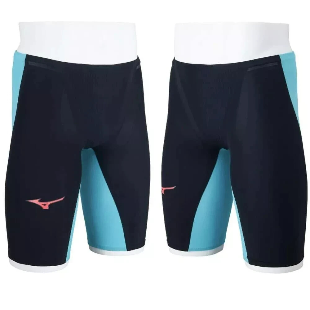 MIZUNO GX SONIC 6 NV N2MBA501 93 SWIMSUIT Black Turquoise New