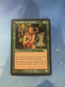 ジャッジFoil アルゴスの女魔術師/Argothian Enchantress ジャッジFoil