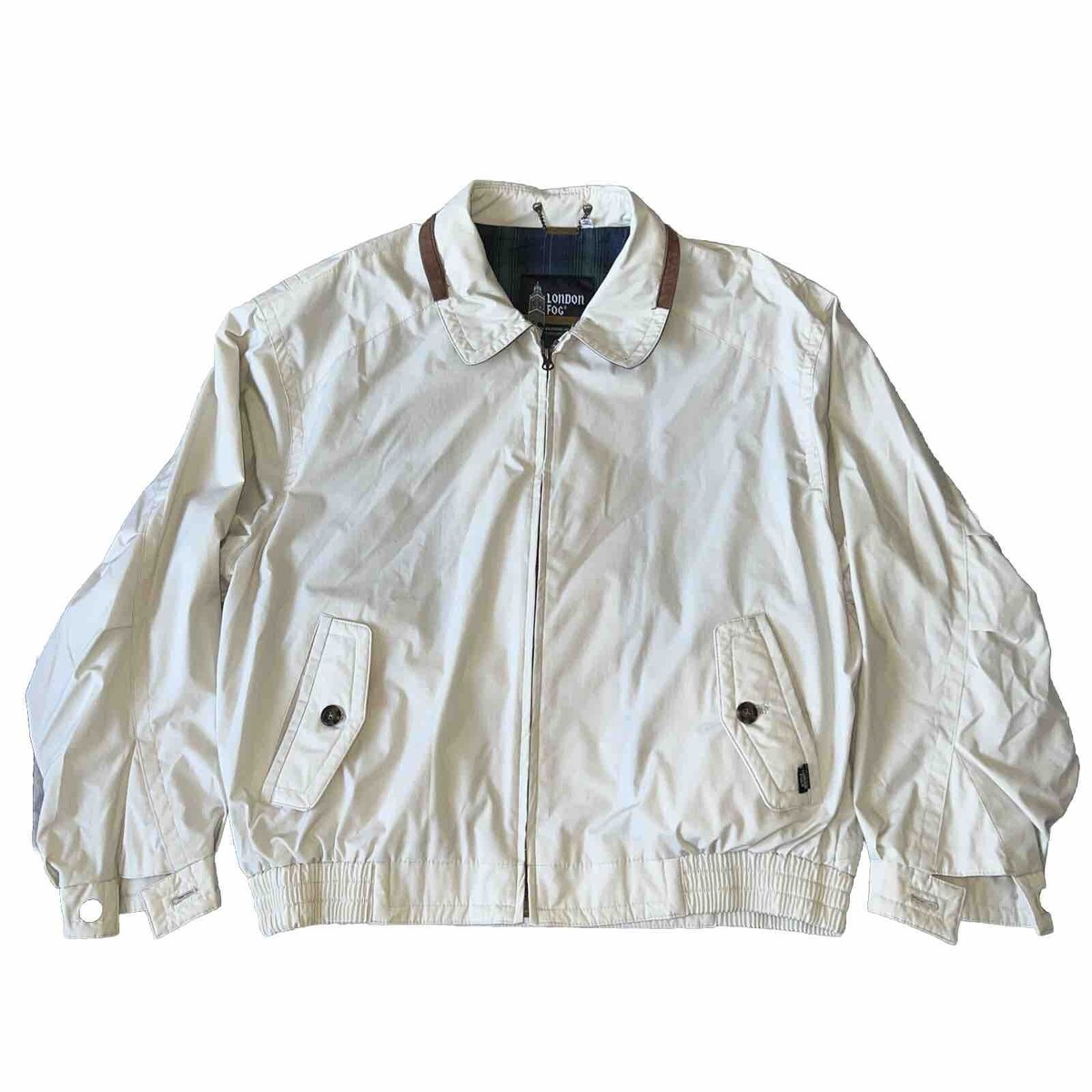 Vintage 1990s London Fog Mens L Jacket Insulated Lined Full Zip