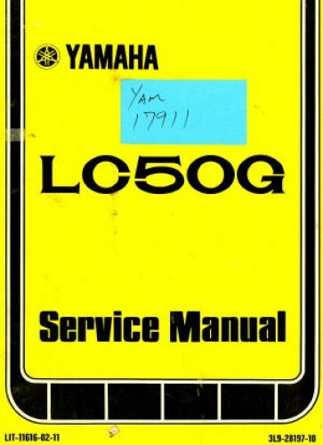 1980 Yamaha LC50G Champ Service Manual Supplement | eBay