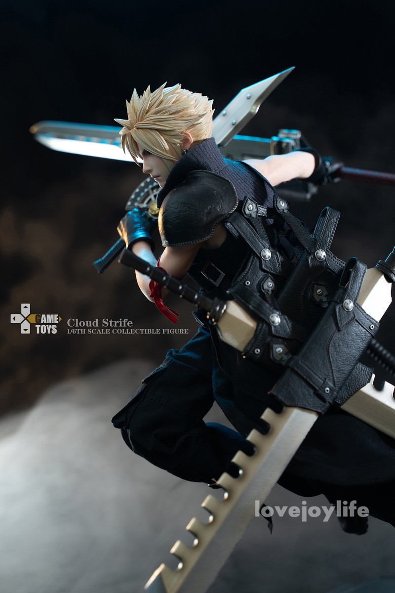GAMETOYS 1/6 GT-006A FF7 Cloud Strife Action Figure Toy Model