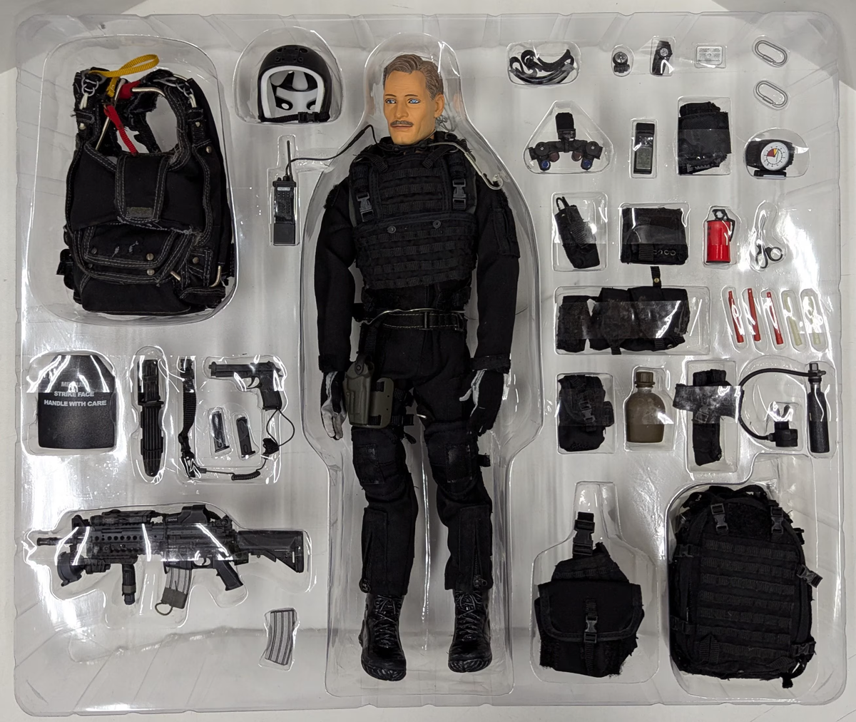 U.S. Navy Seal Team2 HALO Night Ops Jumper Figure Hobby Doll Hot