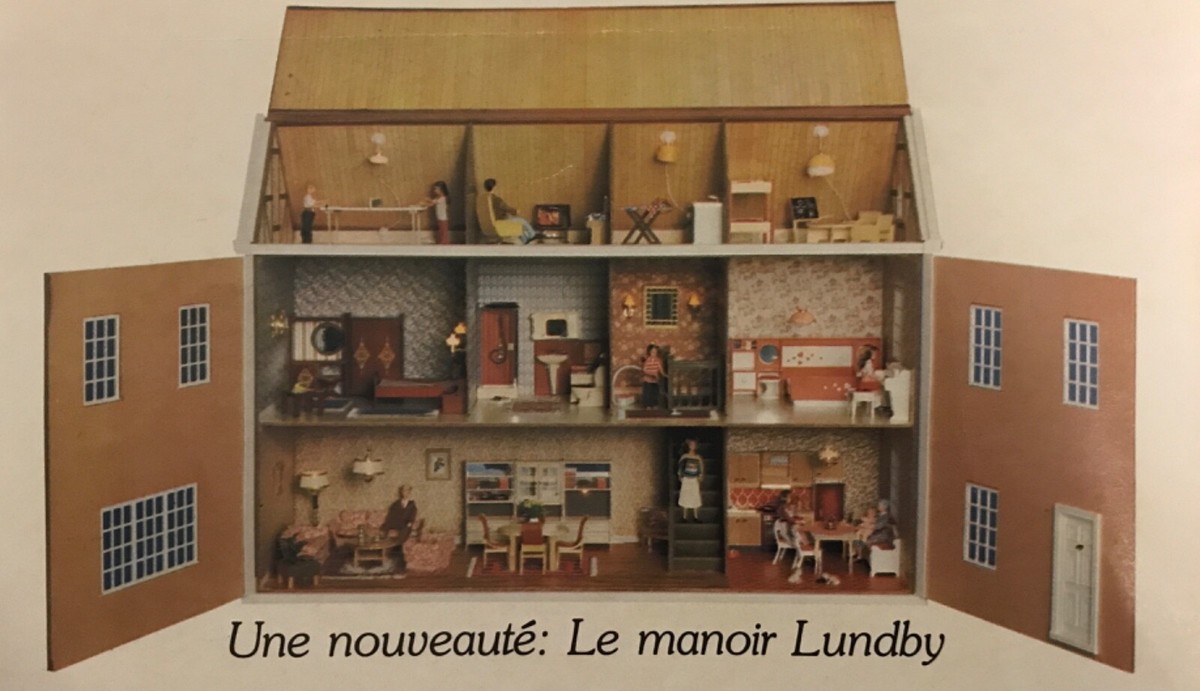 lundby Lundby ドールハウス 四階建 シルバニアに ミニチュア lundby