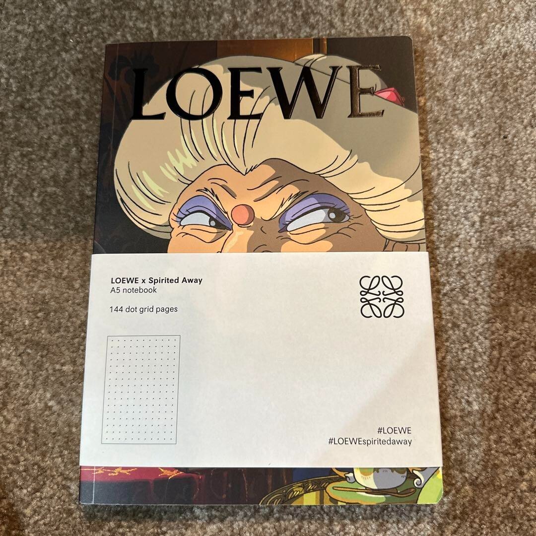 希少品LOEWE x Spirited Away千と千尋の神隠しA5ノート ハク