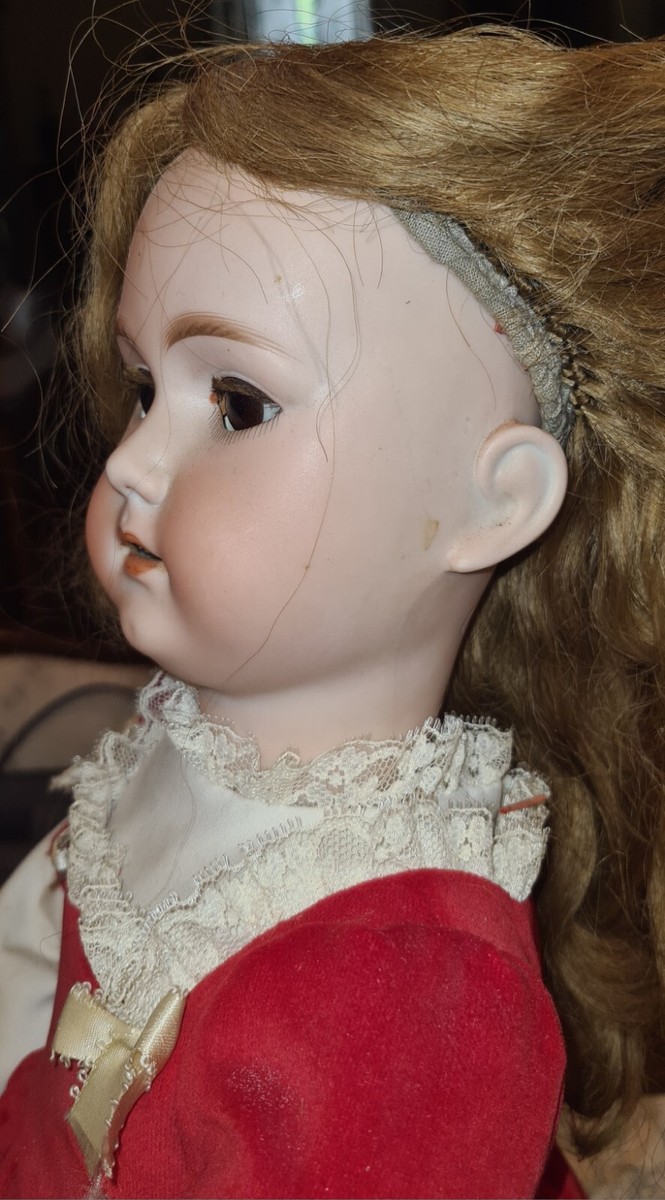 Antique Doll Simon Halbig CM Bergmann German Bisque 24