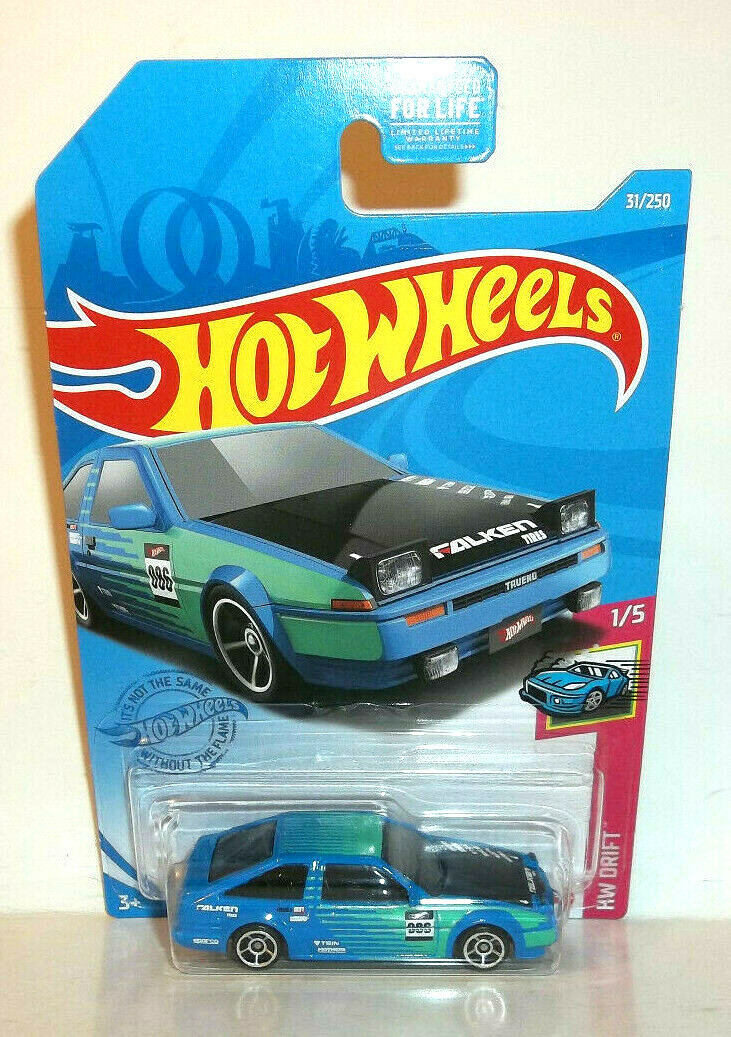 2021 HOT WHEELS 1:64 HW DRIFT 1/5 BLUE TOYOTA AE86 SPRINTER TRUENO