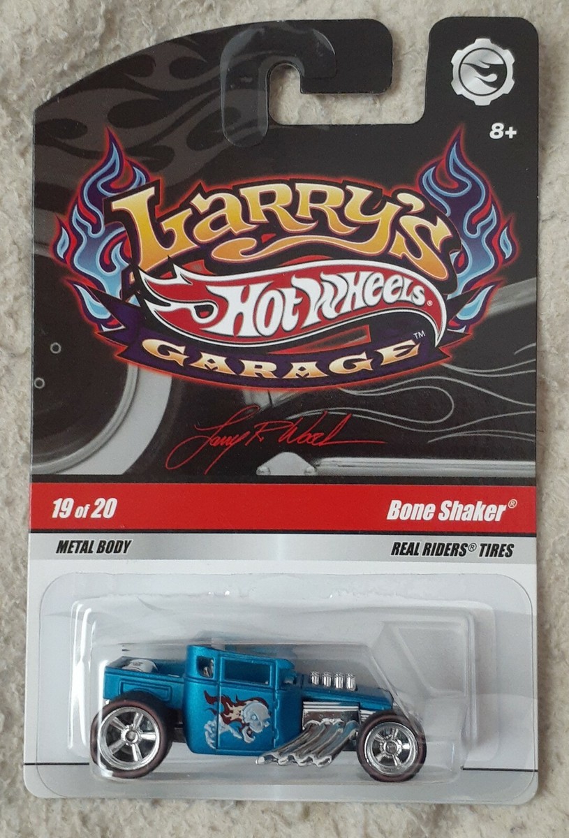 Hot Wheels Larry's Garage #19 Matte Blue Black Bone Shaker Lot