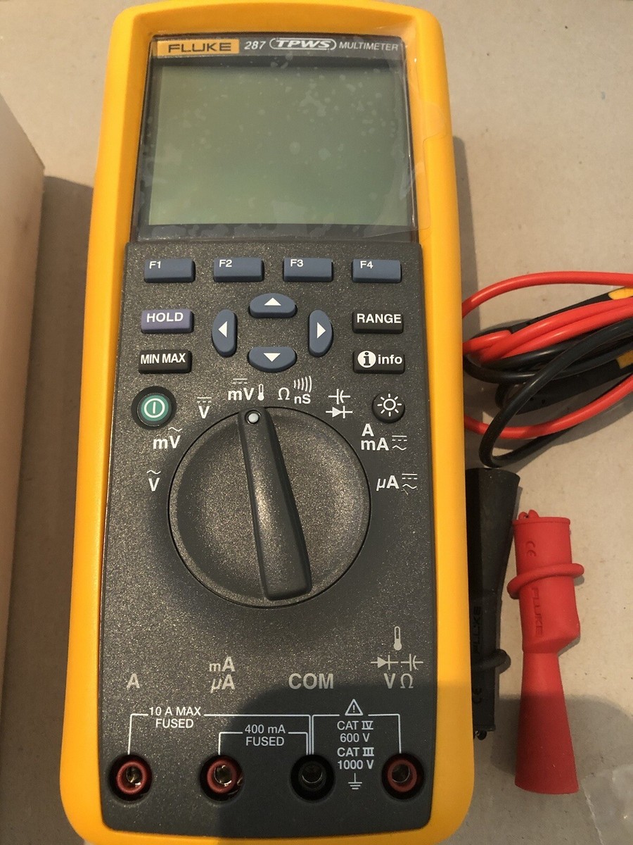 Fluke 287 True-rms Electronics Logging Multimeter TPWS - Rail for