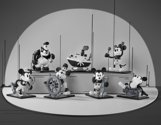 Disney ディズニー セル画 Fab 5 Steamboat Willie