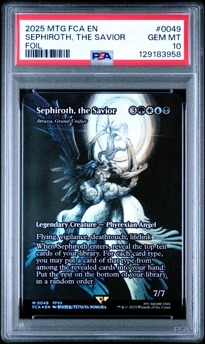 MTG FF 救済者、セフィロス 継承史 ショーケース foil アトラクサ