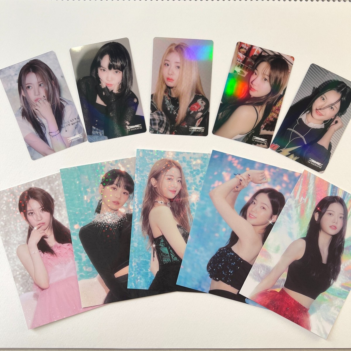 LE SSERAFIM ANTIFRAGILE Weverse Japan POB Photo card Glitter