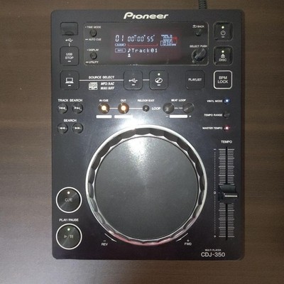 Pioneer CDJ-350 Compact DJ Multi Player Digital Turntable Black CD