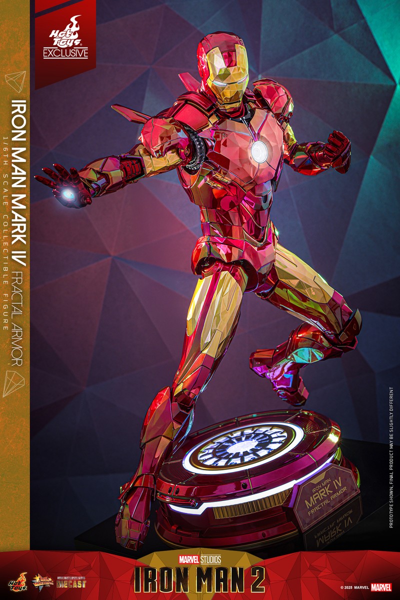 Ready! Hot Toys MMS792D70 Ironman Iron Man 2 Mark IV 4 Fractal