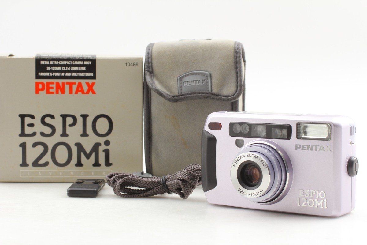 MINT in BOX ] Pentax ESPIO 120Mi Lavender 35mm Point & Shoot Film