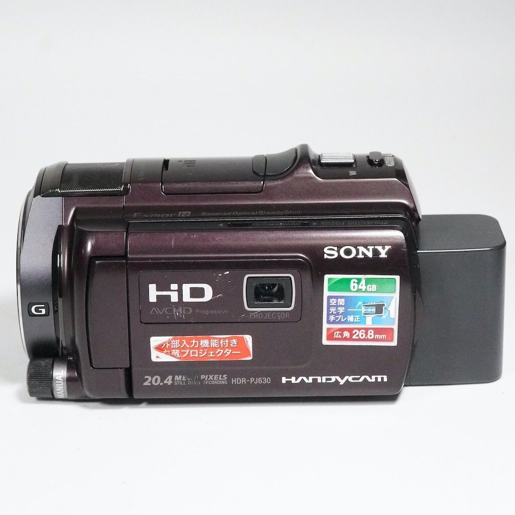 SONY ハンディカム HDR-PJ630V プロジェクター内蔵ビデオカメラ Amazon