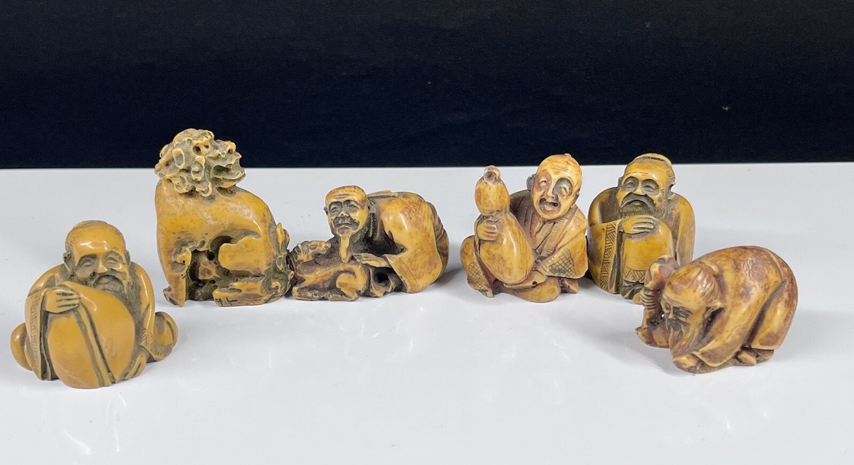 根付(netsuke) 人物 円形 江戸時代 根付(netsuke) 人物 円形 江戸時代