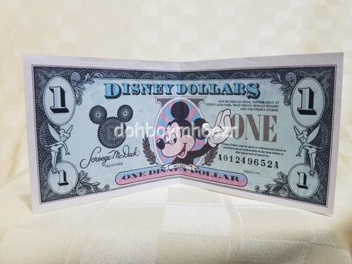DISNEY DOLLARS ディズニーダラー 1990年、1991年 DISNEY DOLLARS