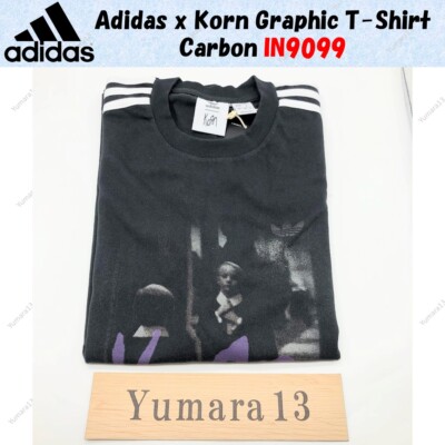 Adidas x Korn Graphic T-Shirt Carbon IN9099 Size 2XS-2XL Japan