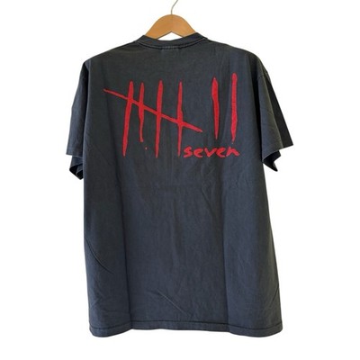 Vintage 1995 SEVEN Movie Brad Pitt Promo Single Stitch T-shirt XL