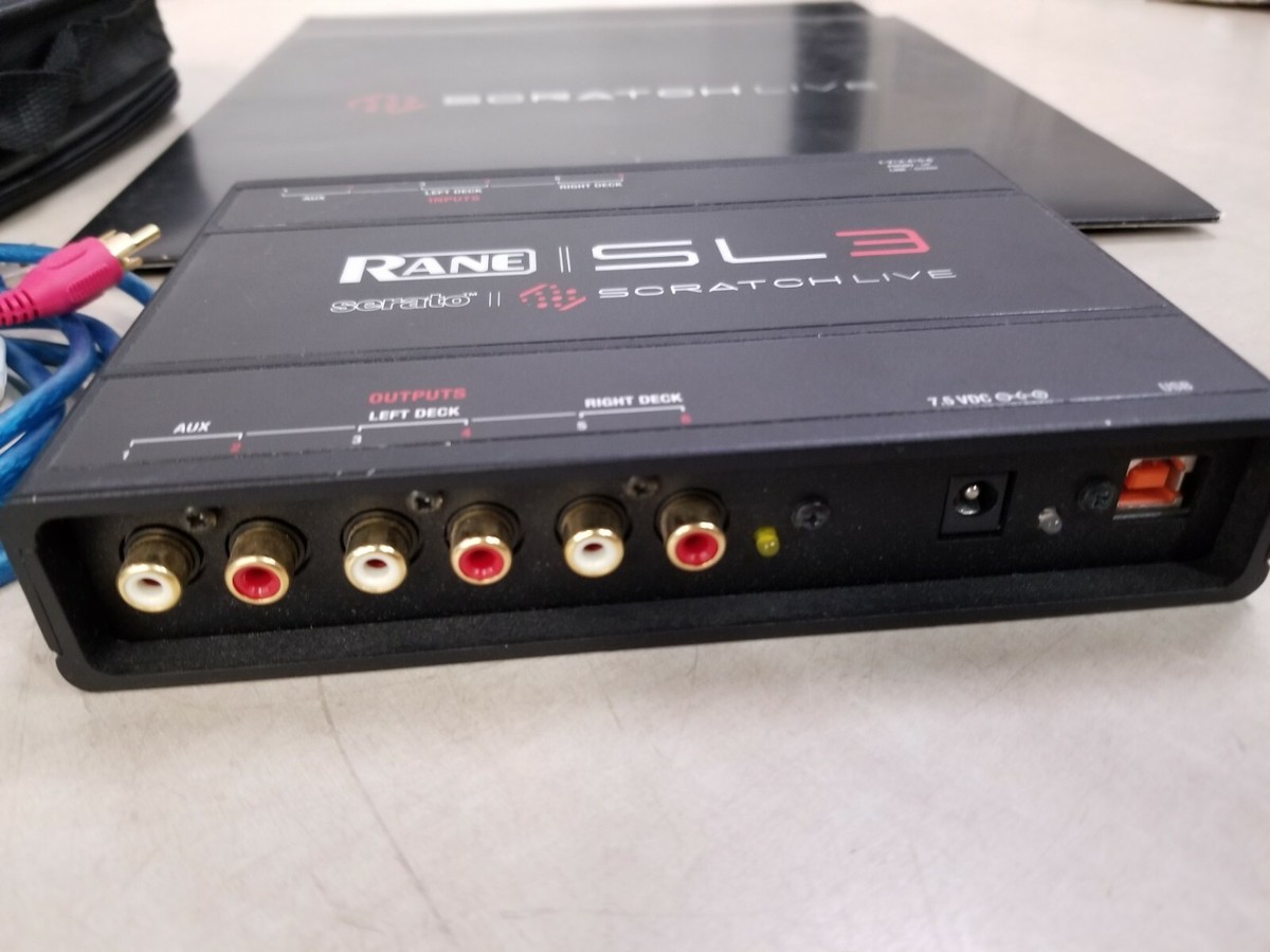 Rane SL3 serato コントロールバイナル新品2枚組付