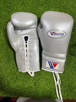 Winning ボクシンググローブ 8oz シルバー Winning Boxing Gloves 8oz