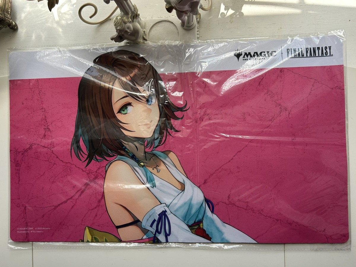 MTG×FF Magic: The Gathering ユウナ プレイマット MTG FINAL FANTASY