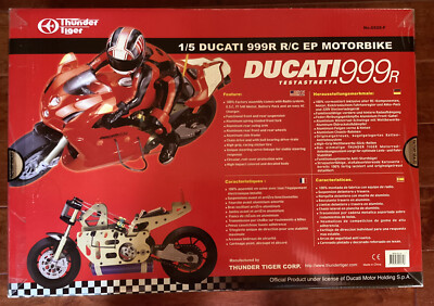 Thunder Tiger Ducati 999R Testastretta RTR 1/5 RC EP Motorbike | eBay