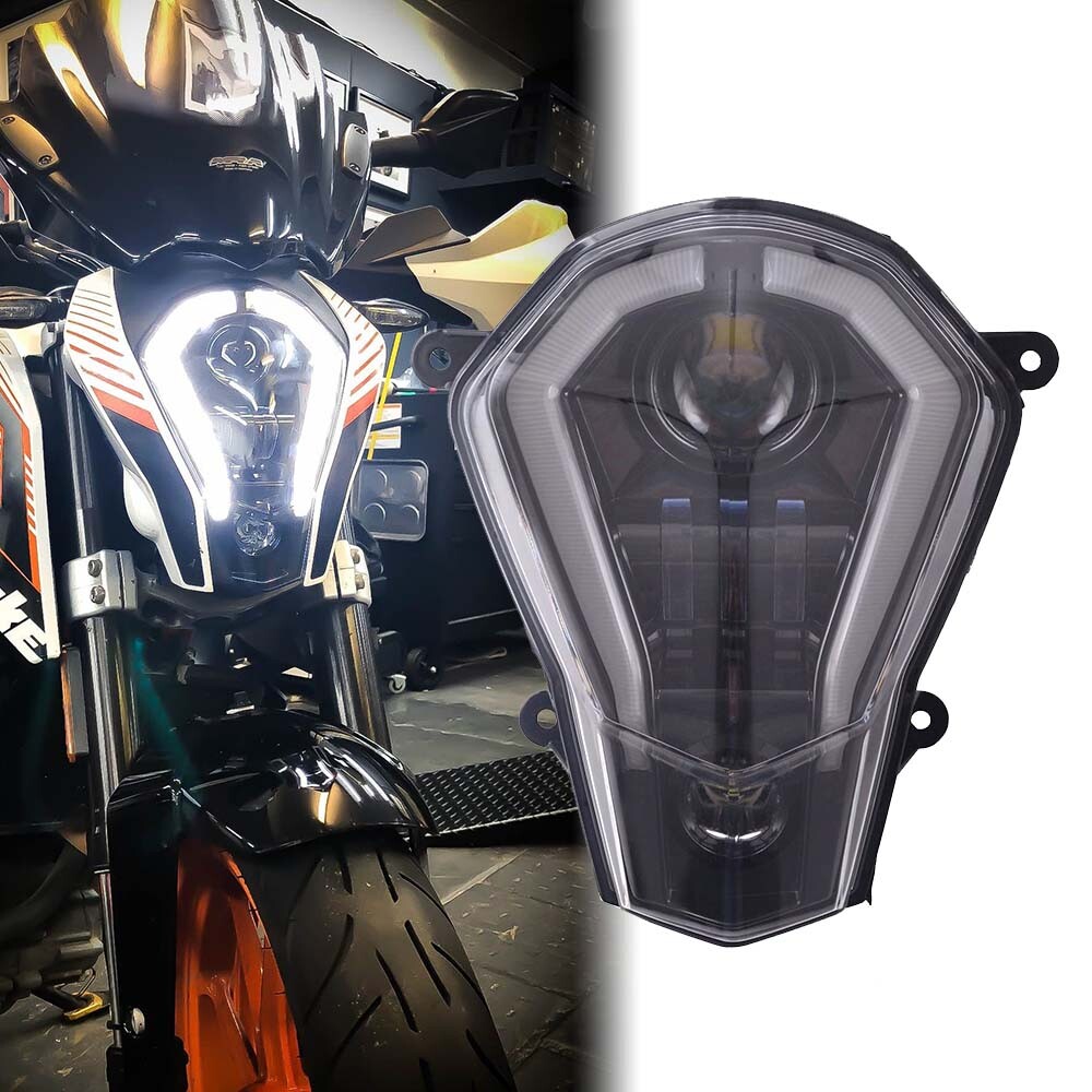 For 2011-2014 2015 2016 KTM Duke 125 Front LED light headlight