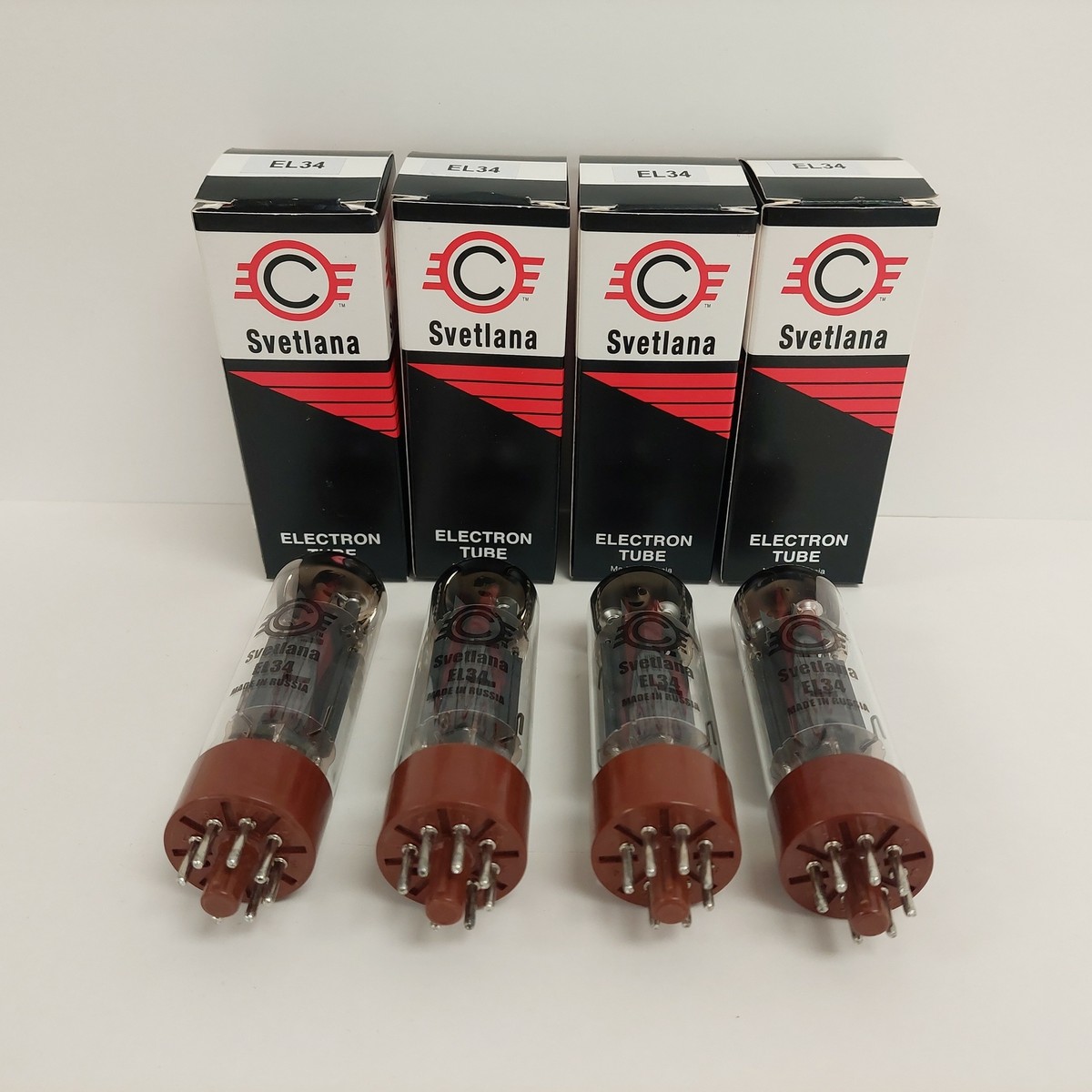 Svetlana EL34 真空管 4本セット(中古) Svetlana EL34 真空管 4本